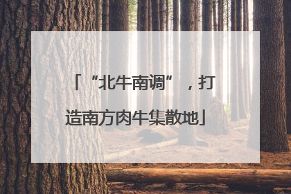 “北牛南调”，打造南方肉牛集散地
