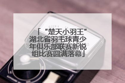“楚天小羽王”湖北省羽毛球青少年俱乐部联赛新锐组比赛圆满落幕
