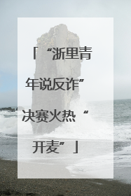 “浙里青年说反诈”决赛火热“开麦”
