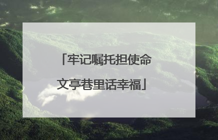 牢记嘱托担使命 文亭巷里话幸福