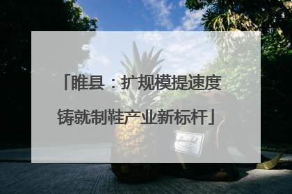 睢县：扩规模提速度 铸就制鞋产业新标杆