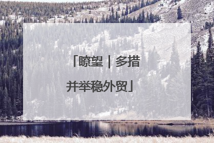 瞭望｜多措并举稳外贸