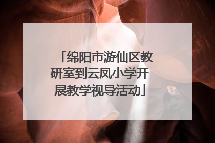 绵阳市游仙区教研室到云凤小学开展教学视导活动