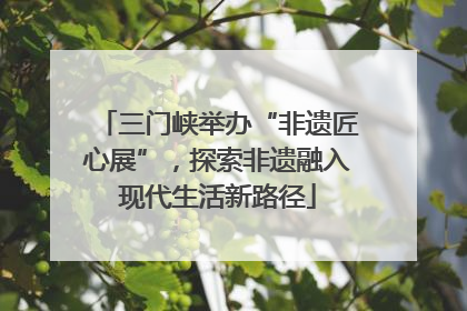 三门峡举办“非遗匠心展”，探索非遗融入现代生活新路径