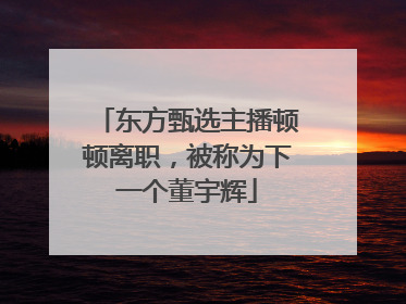 东方甄选主播顿顿离职，被称为下一个董宇辉
