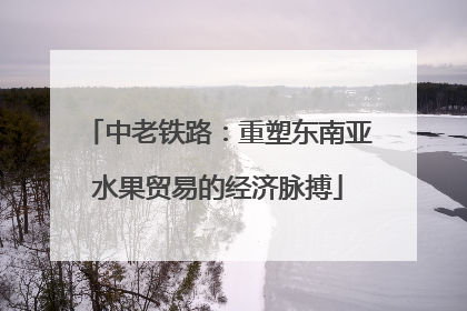 中老铁路：重塑东南亚水果贸易的经济脉搏