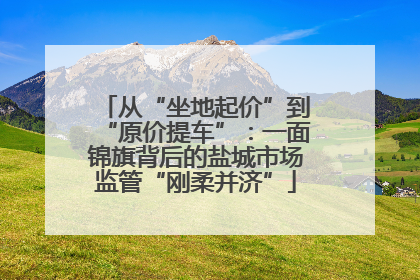 从“坐地起价”到“原价提车”：一面锦旗背后的盐城市场监管“刚柔并济”