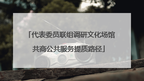 代表委员联组调研文化场馆 共商公共服务提质路径