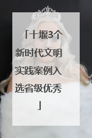 十堰3个新时代文明实践案例入选省级优秀