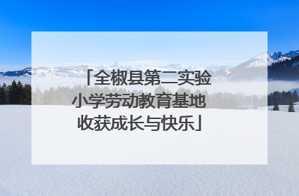 全椒县第二实验小学劳动教育基地收获成长与快乐