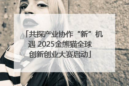 共探产业协作“新”机遇 2025金熊猫全球创新创业大赛启动