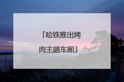哈铁推出烤肉主题车厢