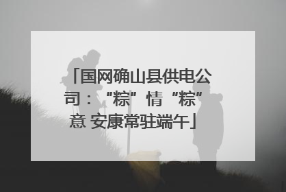 国网确山县供电公司：“粽”情“粽”意 安康常驻端午