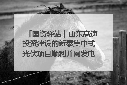 国资驿站｜山东高速投资建设的新泰集中式光伏项目顺利并网发电；国产电力机器人首次在智利电网应用