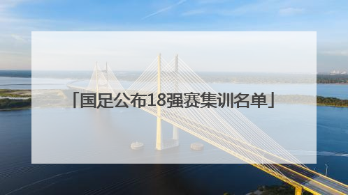 国足公布18强赛集训名单