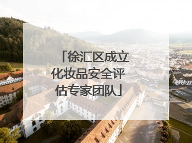 徐汇区成立化妆品安全评估专家团队