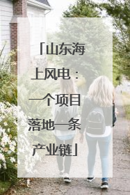 山东海上风电：一个项目落地一条产业链