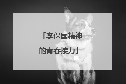 李保国精神的青春接力