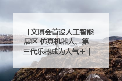 文博会首设人工智能展区 仿真机器人、第三代乐器成为人气王｜文博向“新”