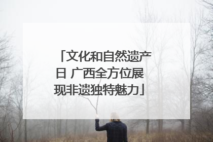 文化和自然遗产日 广西全方位展现非遗独特魅力