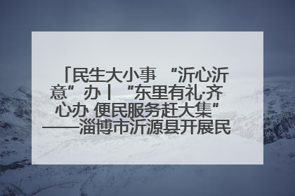 民生大小事 “沂心沂意”办丨“东里有礼·齐心办 便民服务赶大集”——淄博市沂源县开展民生政策宣传活动