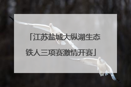 江苏盐城大纵湖生态铁人三项赛激情开赛