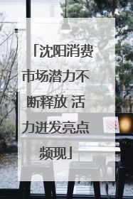 沈阳消费市场潜力不断释放 活力迸发亮点频现