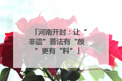 河南开封：让“非遗”普法有“颜”更有“料”