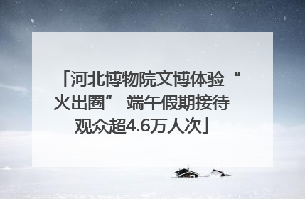 河北博物院文博体验“火出圈” 端午假期接待观众超4.6万人次