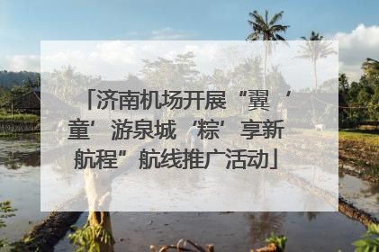 济南机场开展“翼‘童’游泉城‘粽’享新航程”航线推广活动
