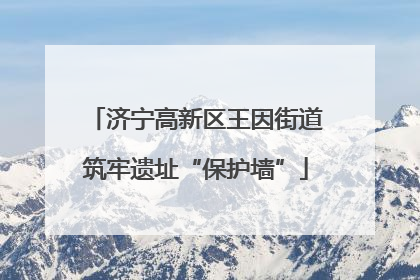 济宁高新区王因街道筑牢遗址“保护墙”