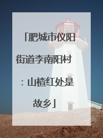 肥城市仪阳街道李南阳村：山楂红处是故乡