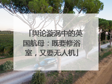 舆论漩涡中的英国航母：既要修浴室，又要无人机
