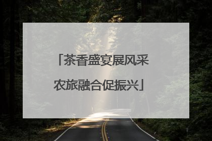茶香盛宴展风采 农旅融合促振兴