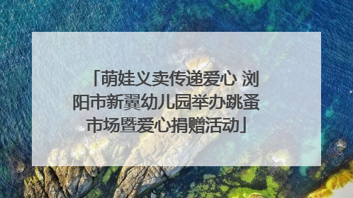 萌娃义卖传递爱心 浏阳市新翼幼儿园举办跳蚤市场暨爱心捐赠活动