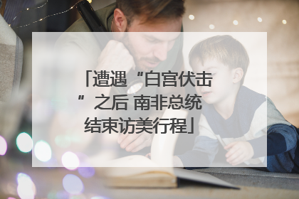 遭遇“白宫伏击”之后 南非总统结束访美行程