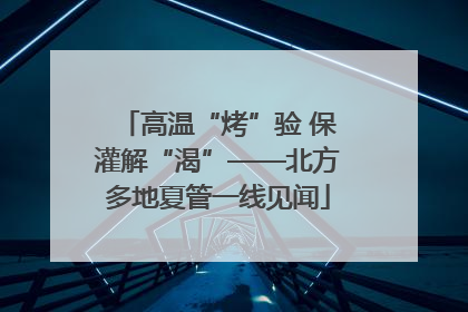 高温“烤”验 保灌解“渴”——北方多地夏管一线见闻