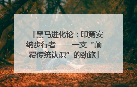 黑马进化论：印第安纳步行者——一支“颠覆传统认识”的劲旅