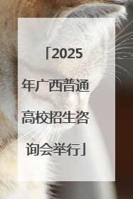 2025年广西普通高校招生咨询会举行