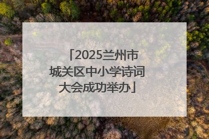 2025兰州市城关区中小学诗词大会成功举办