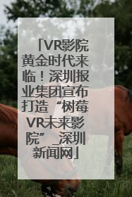 VR影院黄金时代来临！深圳报业集团宣布打造“树莓VR未来影院”_深圳新闻网